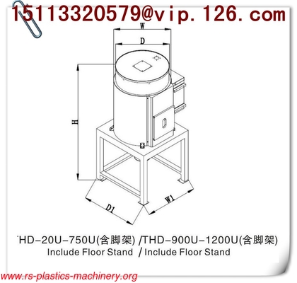 Euro-hopper dryer/ PE,PET Plastic hopper dryer For Brazil/ Plastic hopper dryer price list