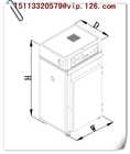 Tray type plastic drying machine/Plastic cabinet dryer /hot-air drying machine