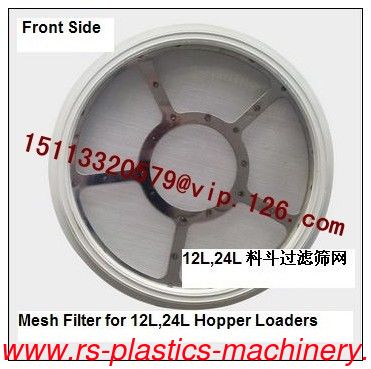 China 6L/12L/24L Hopper Loader Spare Parts -Stainless steel Mesh Filter with rubber seal Manufacturer Dust filter good price