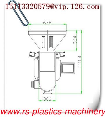 Blue High precision gravimetric blender/ weight sensor mixer Supplier plastic & masterbatch mixing machine doser mixer good price to Canada