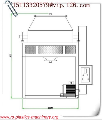 Rotary plastic color mixer machinery for various industry with CE&ISO