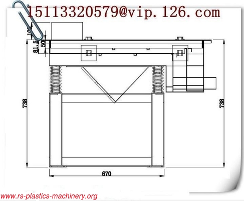 China Plastic industry Vibrating Screen Manufacturer/Vibrating Mesh Machine White Color