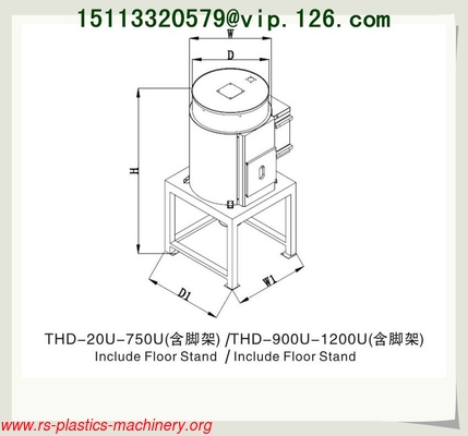 China White Color Euro-Hopper Dryer with Hot Air Recycling Device OEM Supplier