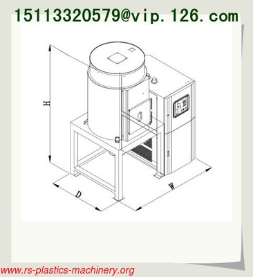 Compact dehumidifying dryer