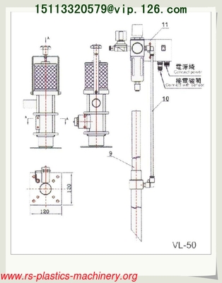 Made in China 30kg/hr White Color Plastics Venturi Hopper Loaders OEM Manufacturer