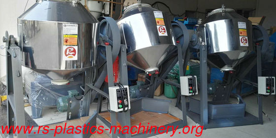 provide Stainless steel material Mixer Rotary colour mixer producer 360 degree mixing with speed reduce CE certified to European