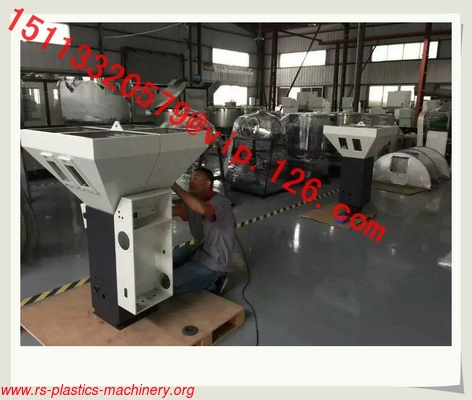 600kg/hr output capacity gravimetric mixer/China Plastics Weighing Mixers with Material Tank Factory Price