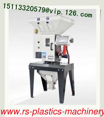 Plastic Automatic gravimetric mixing blenders unit/material percent weight sensor mixer/gravimetric doser maker