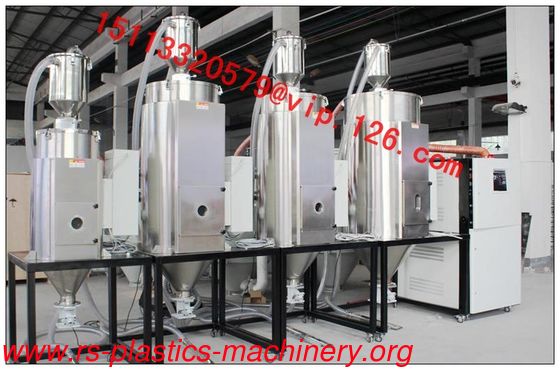 China PET,PE,PA,PC,LCP, all plastics material dehumidifying dryer of injections Supplier 3 hoppers in one hot sale