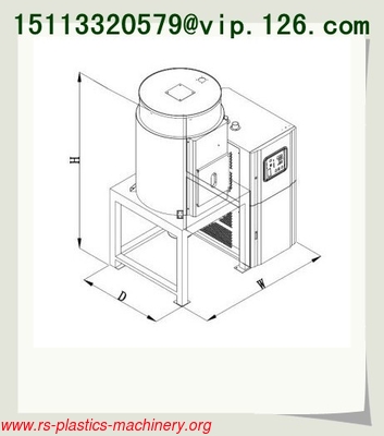 Big Plastic Hopper Dryer with Honeycomb Dehumidifying Machine/Dryer and Dehumidifier 2-in-1 For America