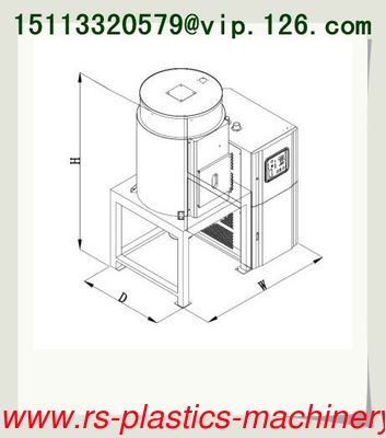 China Red Plastic dehumidifying dryer with auto minicomputer operated/Dryer and Dehumidifier 2-in-1 For EU buyers