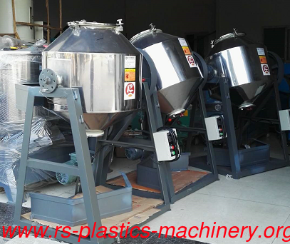 Made by Stainless steel plastic Rotary colour mixer for food or industry guanule/powder mixer Best price to Danmark