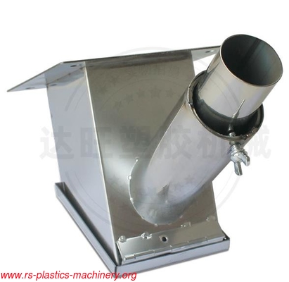 plastic drying machine spare part of Hopper Drye - double & single tube stainless steel Euro Suction Box 50mm