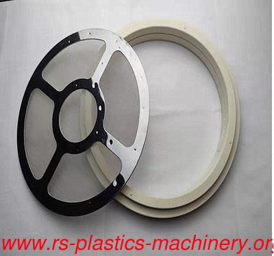 China stainless steel  Mesh Filter screen Supplier Rubber seal Dia 265mm for glass tube hopper receiver 6L dust seperator