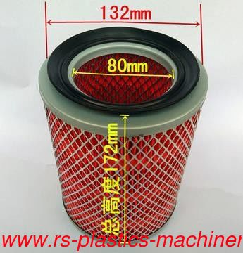 China vacuum  pump spare parts supplier-Red big mesh filter dust filter good quality very light good price  wholesale needed