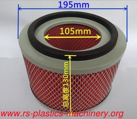 China vacuum  pump spare parts supplier-Red big mesh filter dust filter good quality very light good price  wholesale needed