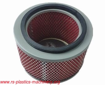 China plastic machine spare parts supplier-Red mesh filter dust filter for vacuum auto loader factory price