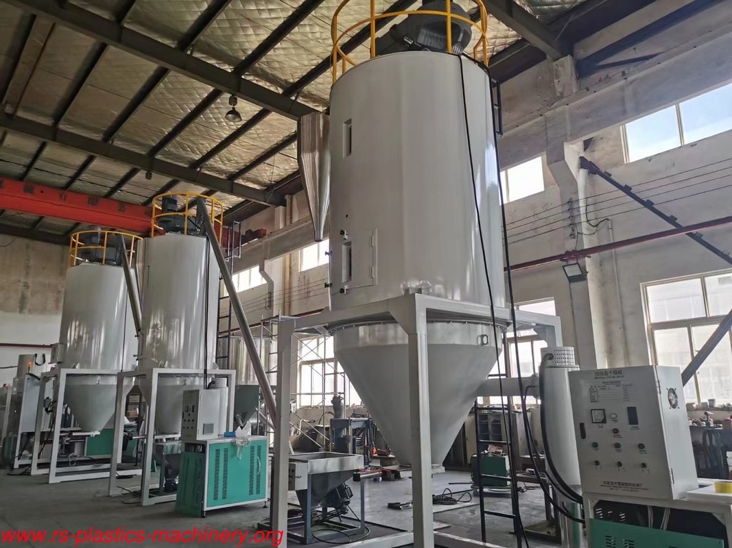 China plastic PET reuse machine PET Crystallizer Dryer System manufacturer output 500kg/hr good quality Best Price to Indonesia