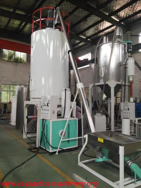 China plastic recycle use machine PET Crystallizer /PET Pre-Crystallization Dryer system Supplier factory Price Good  quality