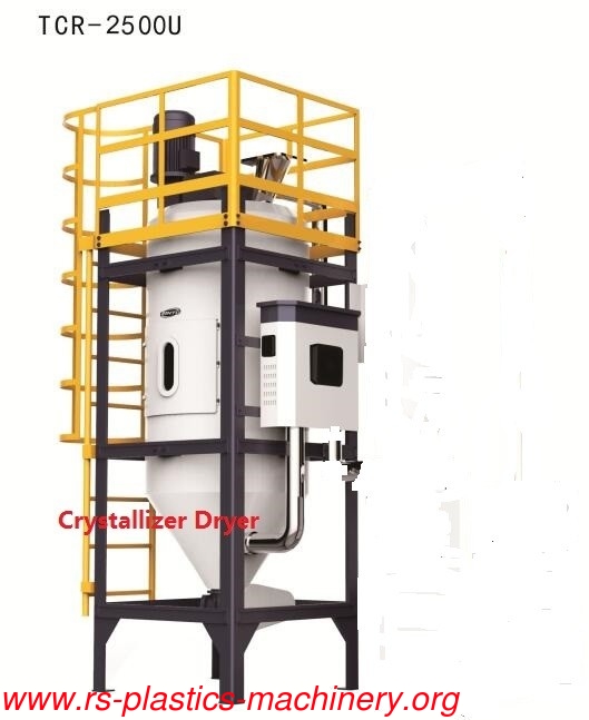 150kg/hr capacity Dehumidifiers dryer PET CRYSTALLIZER OEM Factory