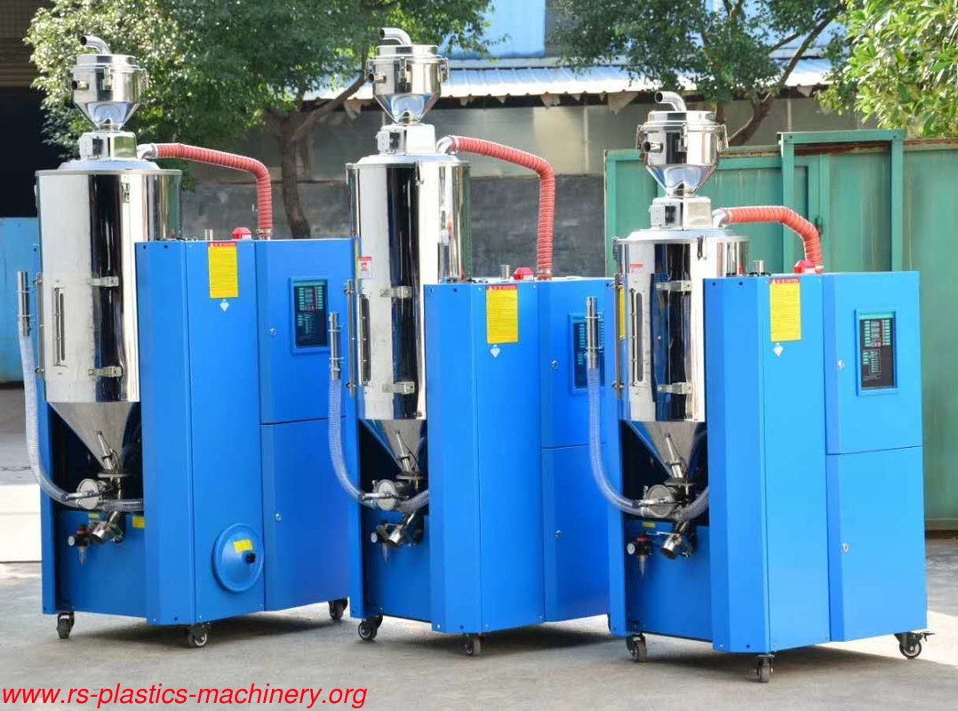 Blue All in one Desiccant Wheel Rotor honeycomb Dehumidifier Dryer for plastic Injection machine good price