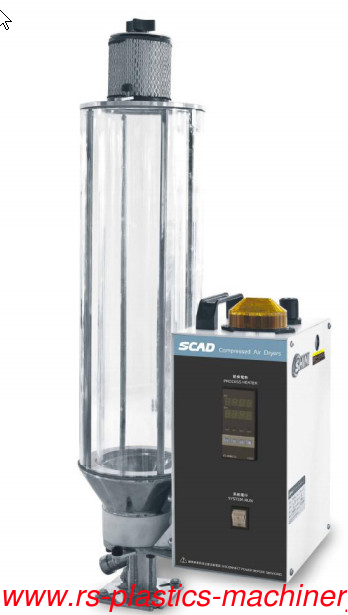 Black Good quality Compressed Air dryer with stainless steel hopper capacity 20L for plastic line Best price to Holland