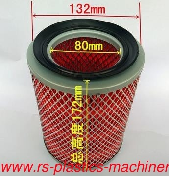 China spare parts supplier-Red mesh filter dust filter for vacuum auto loader good price  wholesale needed
