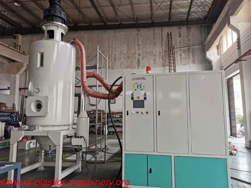 Supply Large Capacity 2500L Plastic PET Crystallizer with Dehumidify System CE certified Factory Price Youtube hot sale