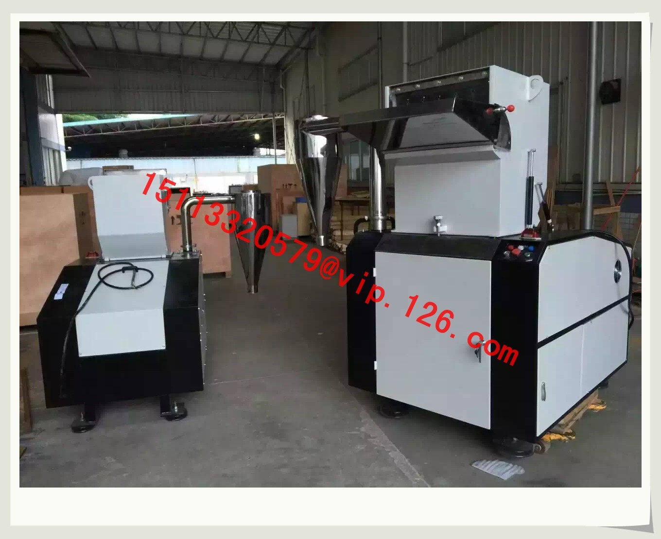 China Soundproof Centralized Plastics Granulators/ Plastic shredder/ Plastic crusher OEM Plant