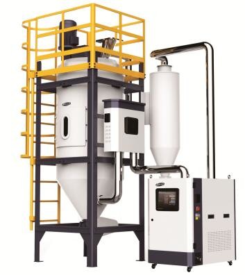 Stainless steel  Pet Crystalizer Dryer  2 in 1 Supplier capacity 2500U good quality Best Price to Indonesia