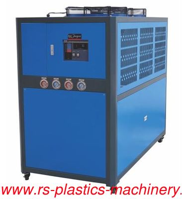 Blue Modular Air Cooled WaterChiller/ air cooled water chiller for industry machine cooling with fan